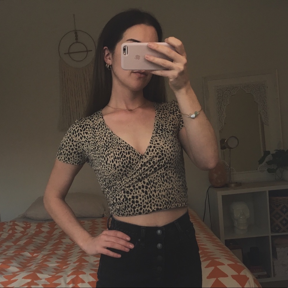 Brandy Melville Wrap Top